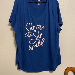 EVRI Blue tee